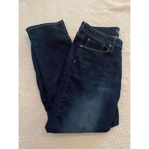 Dark Wash Jeans Modern Slim Size 12